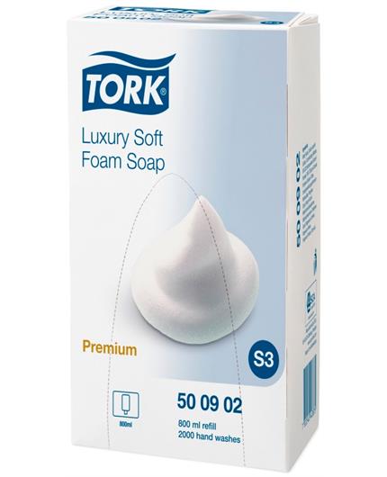 115366 Tork 500902 Skums&#229;pe TORK Prem. Luksus S3 800ml 